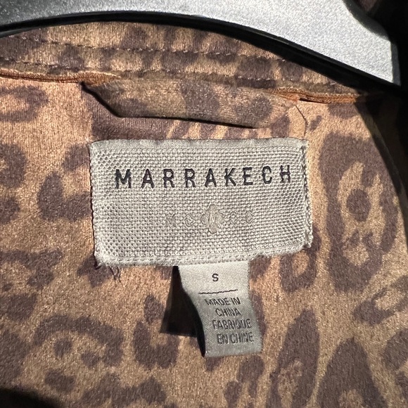Anthropologie, Marrakech Marni Leopard Moto Jacket, Size S - Picture 5 of 6